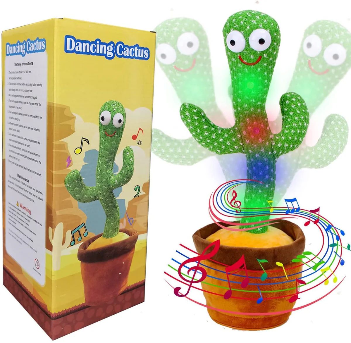 Talking Dancing Cactus with USB Charge