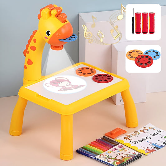 3-in-1 LED Drawing Projector for Kids – Create, Color & Imagine!